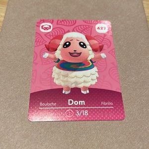 Nintendo Amiibo card Dom